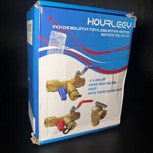 3/4 Inch IPS Isolator Tankless Water Heater Service Valve Kit 500 WOG
